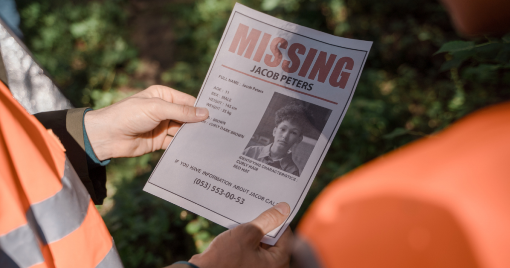 Suche nach vermissten Kindern